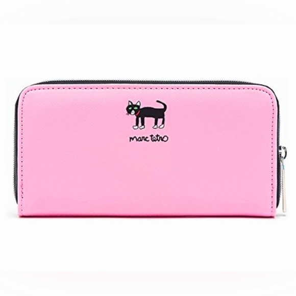 New MarcTetro pink cat wallet “MY CAT ❤️” - Picture 2 of 10